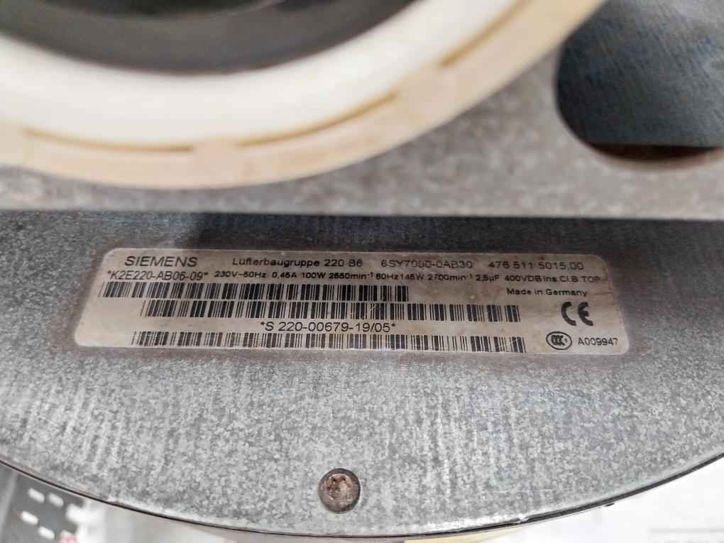 Siemens 6Se7031-8Tf60-z Simovert Vc Dc Inverter Master Drive 230V 50Hz 4,5A 100W