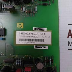 Siemens 6Se7033-7Eg84-1Jf1 Inverter Control Module 94V-0