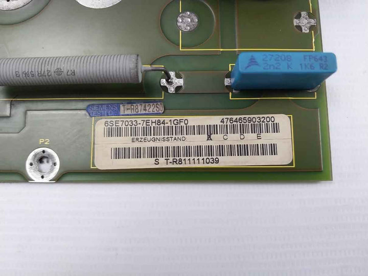 Siemens 6Se7033-7Eh84-1Gf0 Masterdrive Inverter Board 94V-0