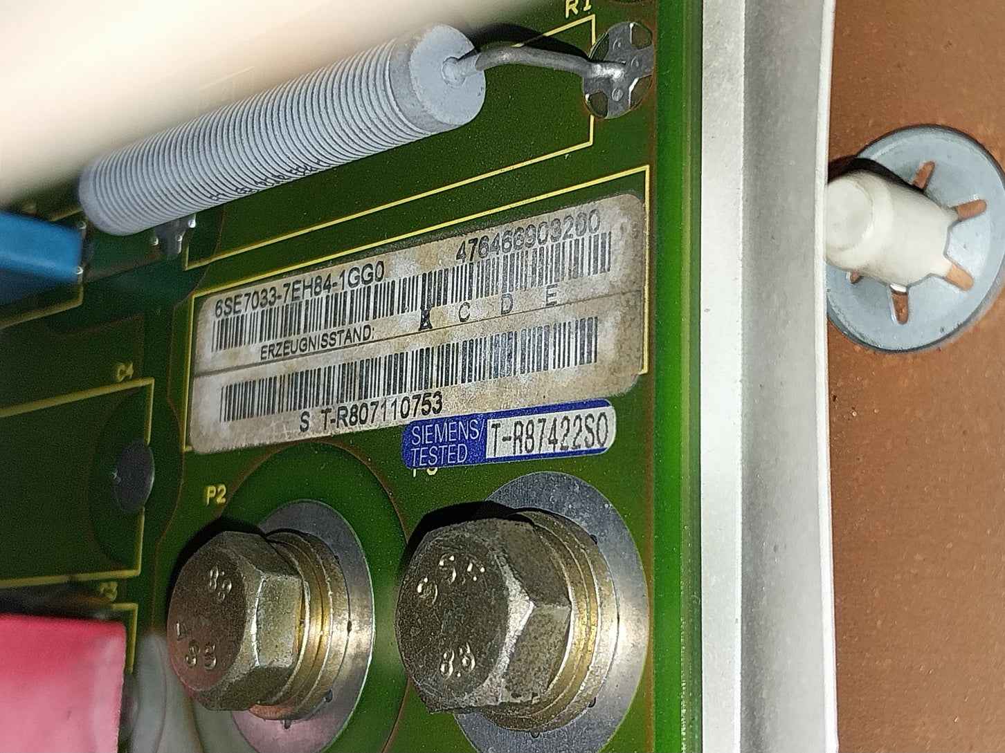 Siemens 6Se7033-7Tg60-z G91+L30+ Simovert Vc Dc Inverter Chassis Unit Dc510-650V