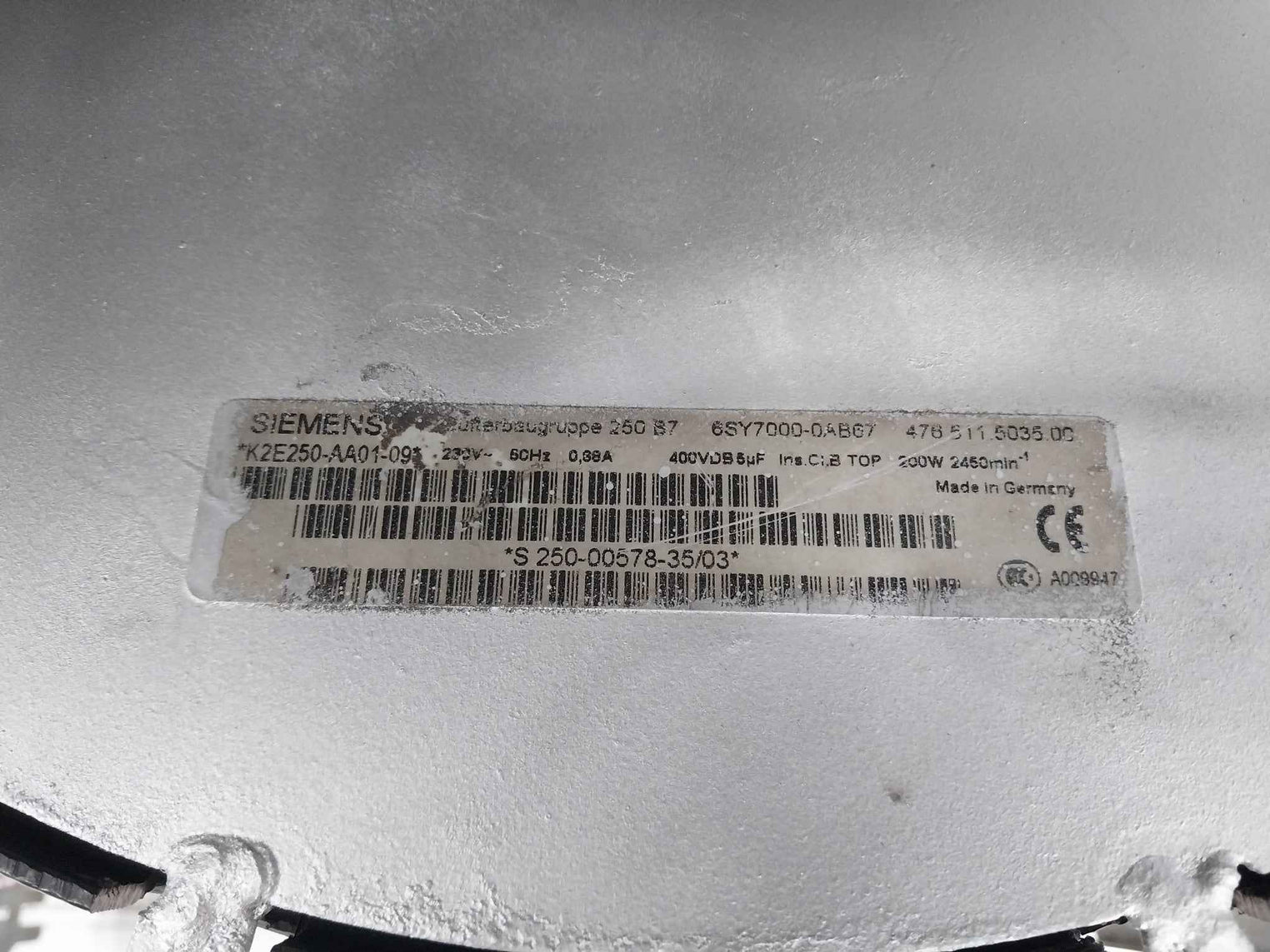 Siemens 6Se7033-7Tg60-z G91+L30+ Simovert Vc Dc Inverter Chassis Unit Dc510-650V