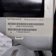 Siemens 6Se7033-7Tg60-z G91+L30+ Simovert Vc Dc Inverter Chassis Unit Dc510-650V