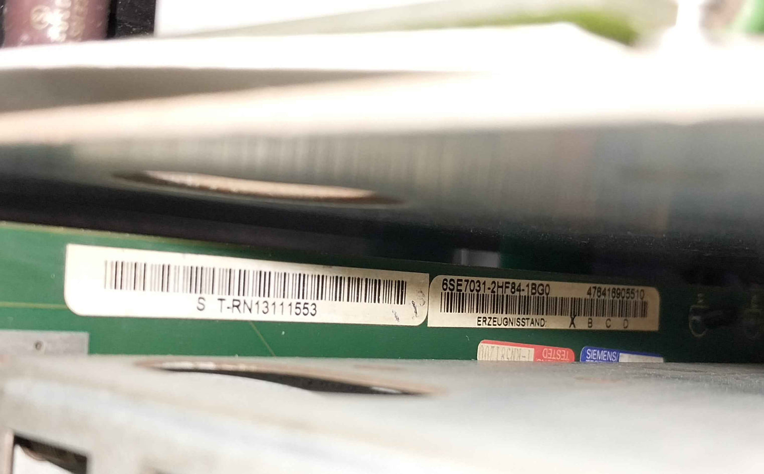 Siemens 6Se7033-7Tg60-z G91+L30+ Simovert Vc Dc Inverter Chassis Unit Dc510-650V