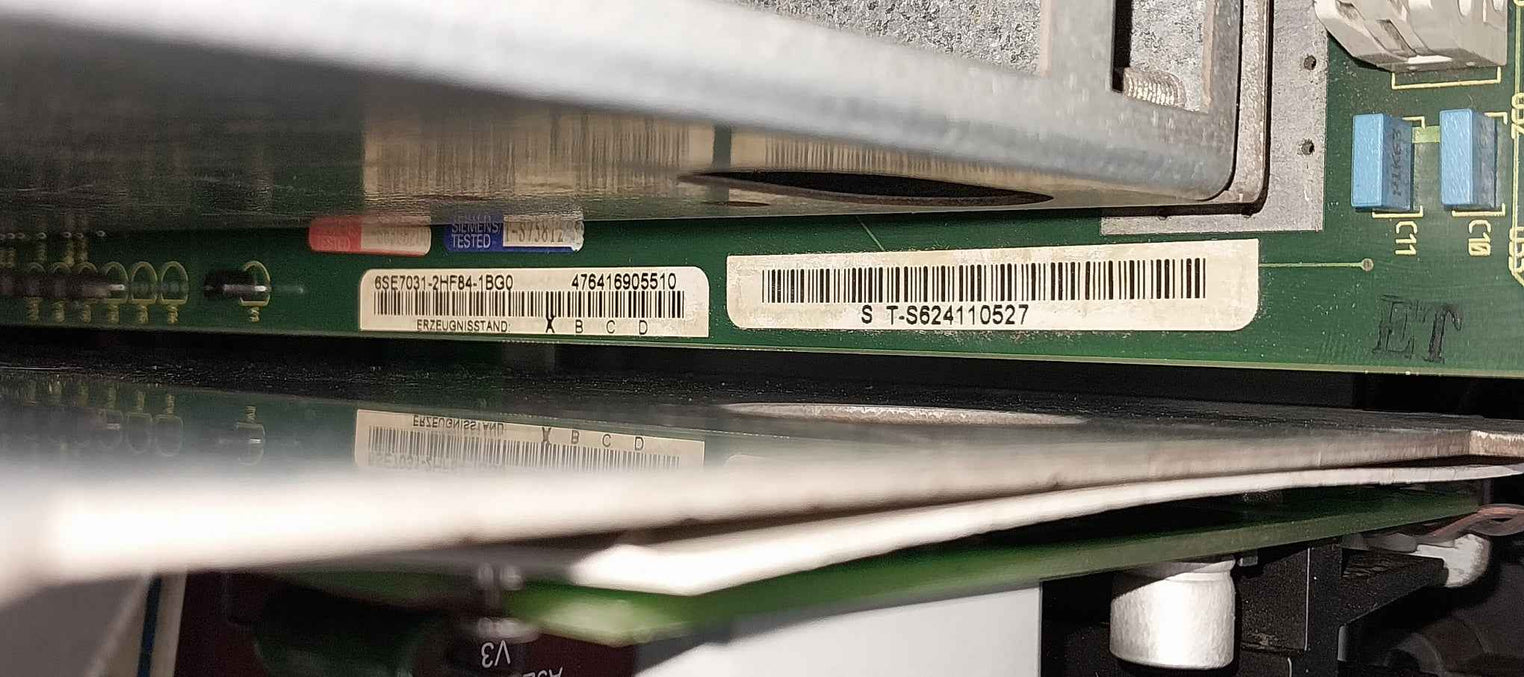 Siemens 6Se7033-7Tg60-z Simovert Vc Dc Inverter Chassis Unit 6Se7031-2Hf84-1Bg0