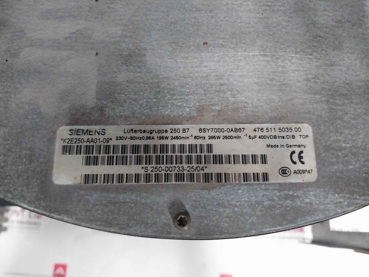 Siemens 6Se7033-7Tg60-z Simovert Vc Dc Inverter Chassis Unit 6Se7031-2Hf84-1Bg0