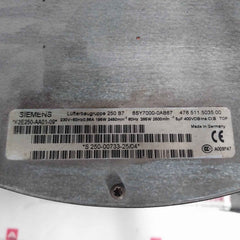 Siemens 6Se7033-7Tg60-z Simovert Vc Dc Inverter Chassis Unit 6Se7031-2Hf84-1Bg0