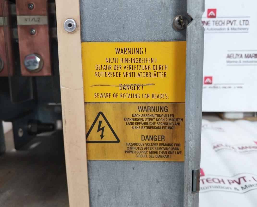 Siemens 6Se7036-1Ee85-0Aa0 Common Rectifier Master Drive Infeed Module 380-480V