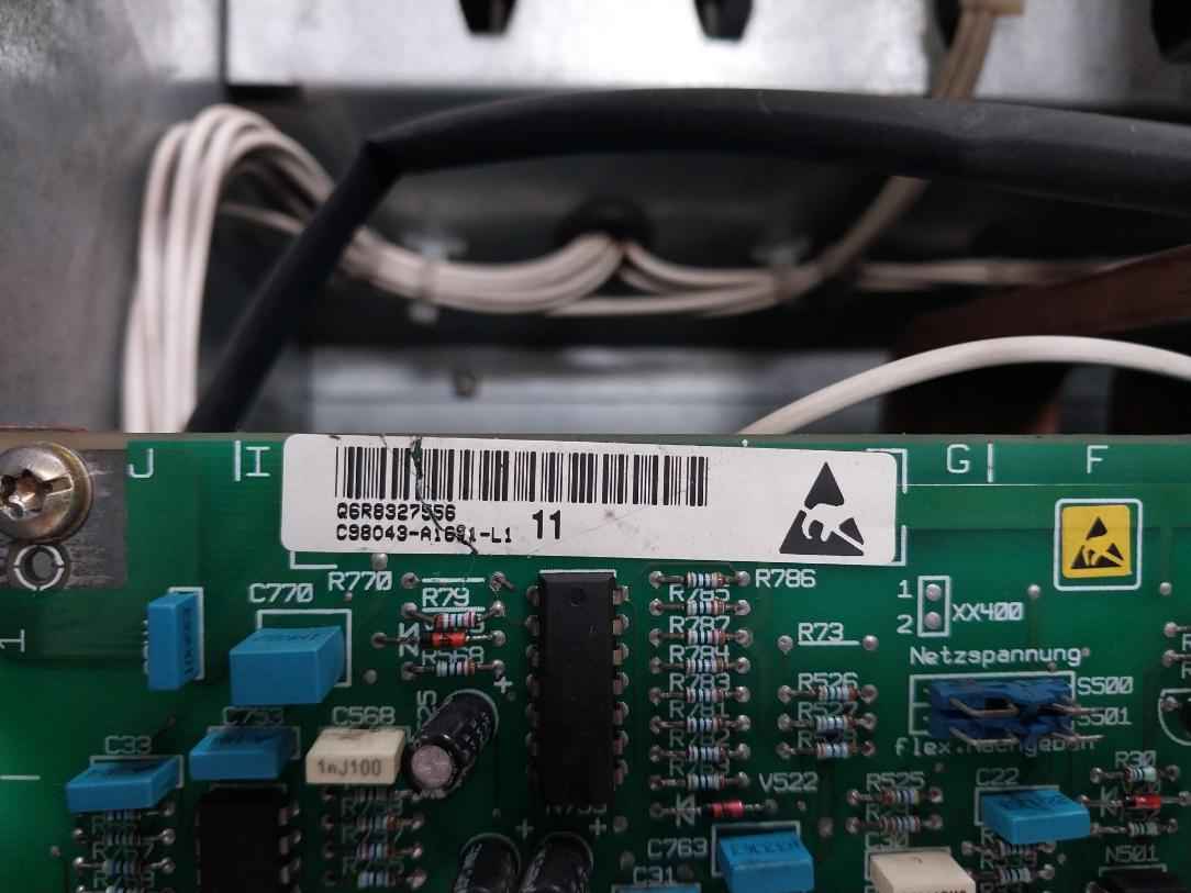 Siemens 6Se7036-1Ee85-0Aa0 Common Rectifier Master Drive Infeed Module 380-480V