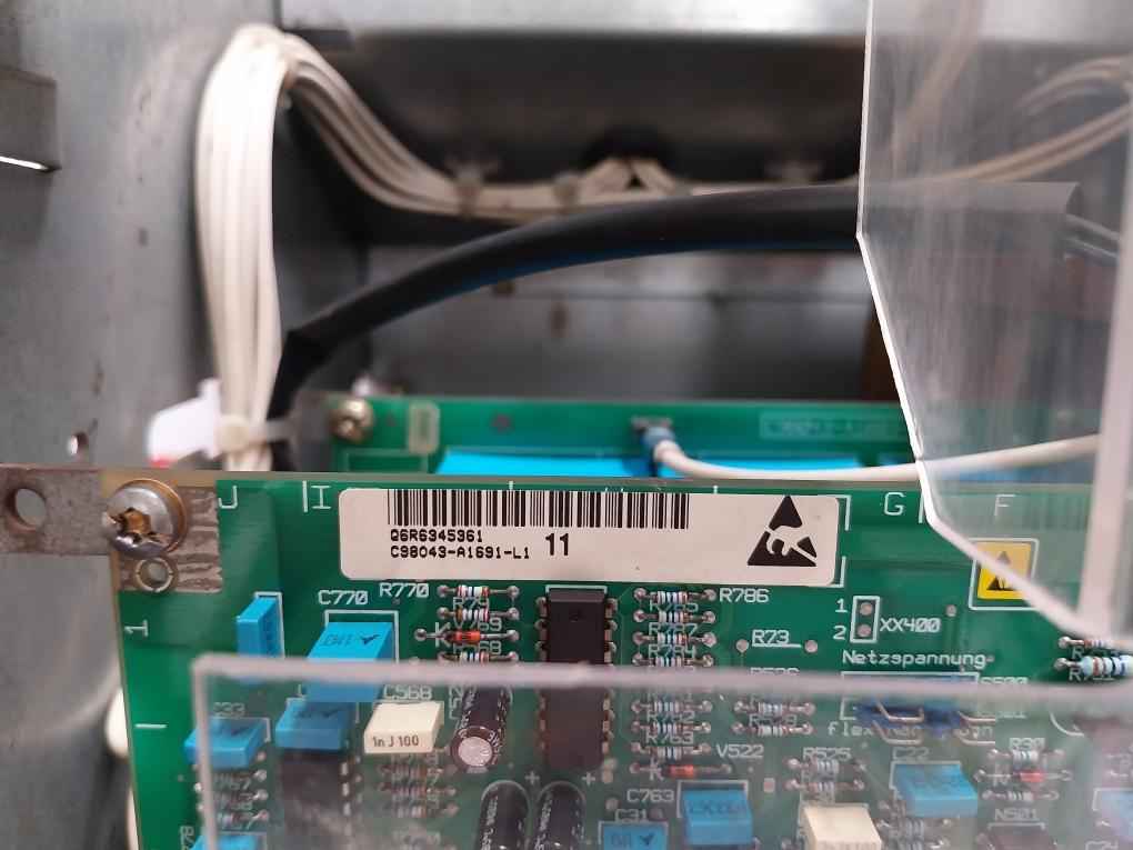 Siemens 6Se7036-1Ee85-0Aa0 Simovert P Common Rectifier Master Drive Infeed Unit