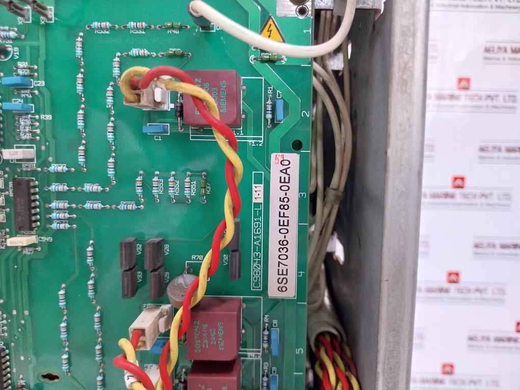 Siemens 6Se7036-1Ee85-0Aa0 Simovert P Common Rectifier Master Drive Infeed Unit