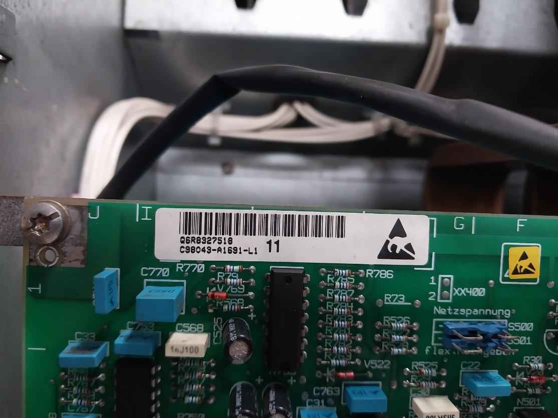 Siemens 6Se7036-1Ee85-0Aa0 Simovert P Master Drive Infeed Module 380-480V 526 A