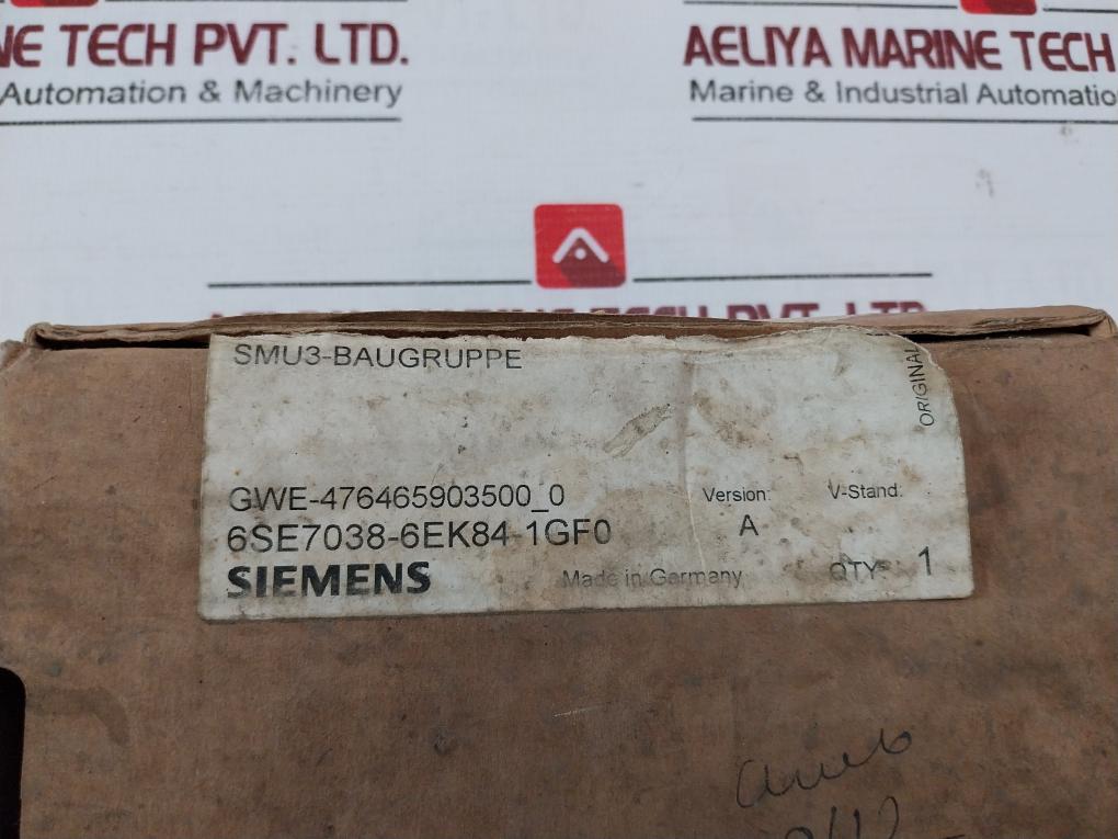 Siemens 6Se7038-6Ek84-1Gf0 Inverter Snubber Module Ver A T-v97701S0