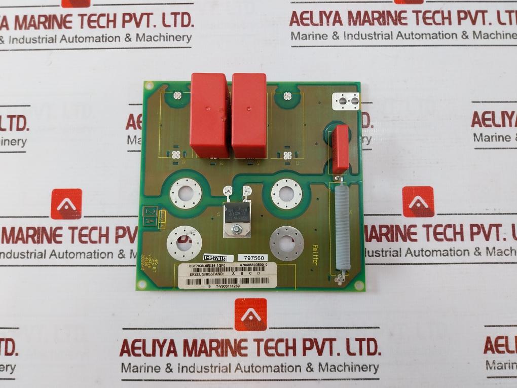 Siemens 6Se7038-6Ek84-1Gf0 Inverter Snubber Module Ver A T-v97701S0
