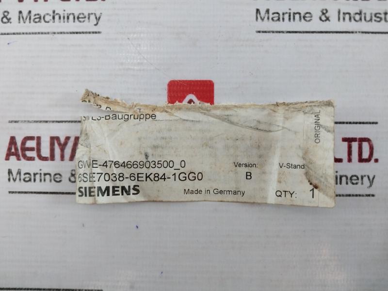 Siemens 6Se7038-6Ek84-1Gg0 Inverter Snubber Module T-vn7421S0