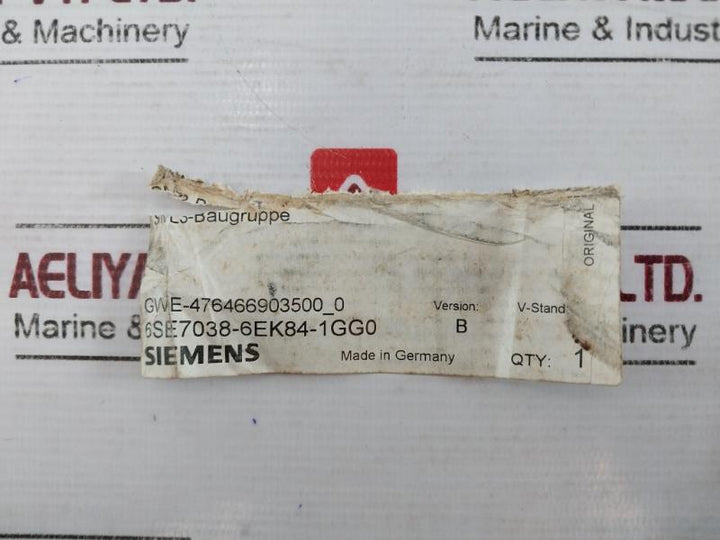 Siemens 6Se7038-6Ek84-1Gg0 Inverter Snubber Module T-vn7421S0