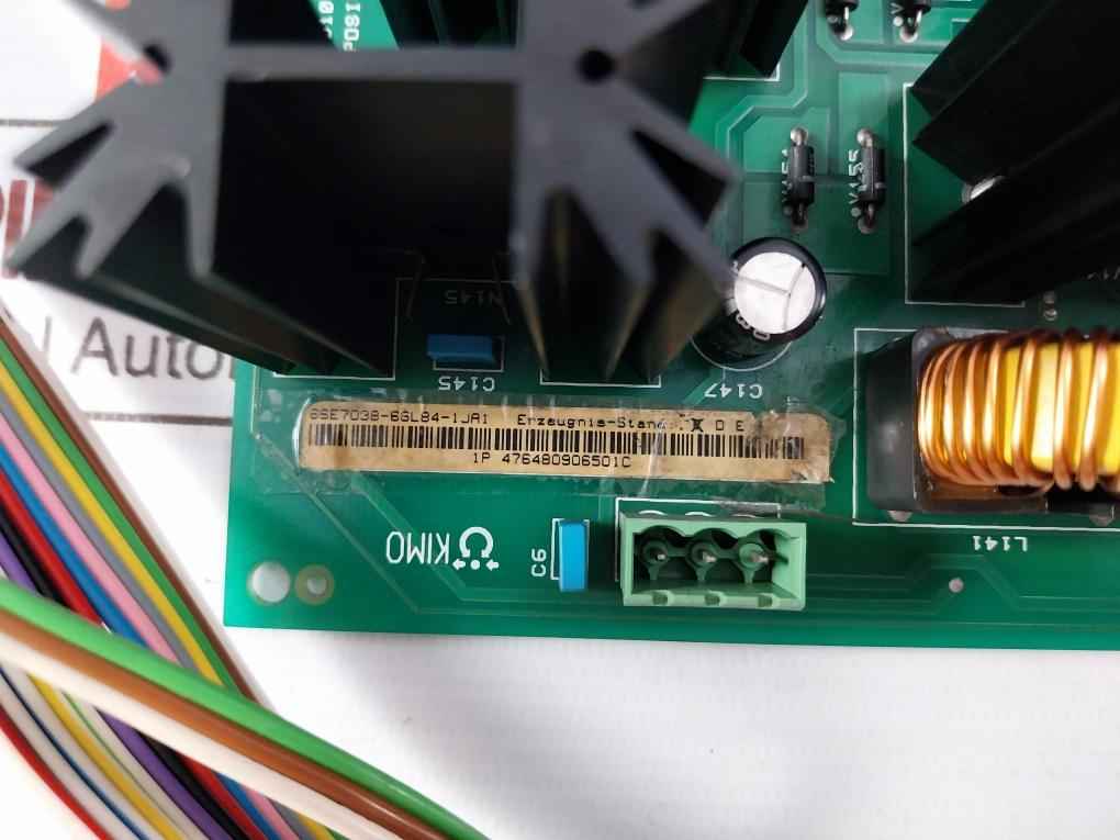 Siemens 6Se7038-6Gl84-1Ja1 Power Supply Module 94V-0