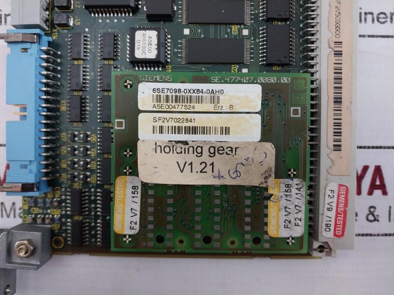 Siemens 6Se7090-0Xx84-0Ah2 Programmable Driver Card V1.21 A5E00466103 94V-0