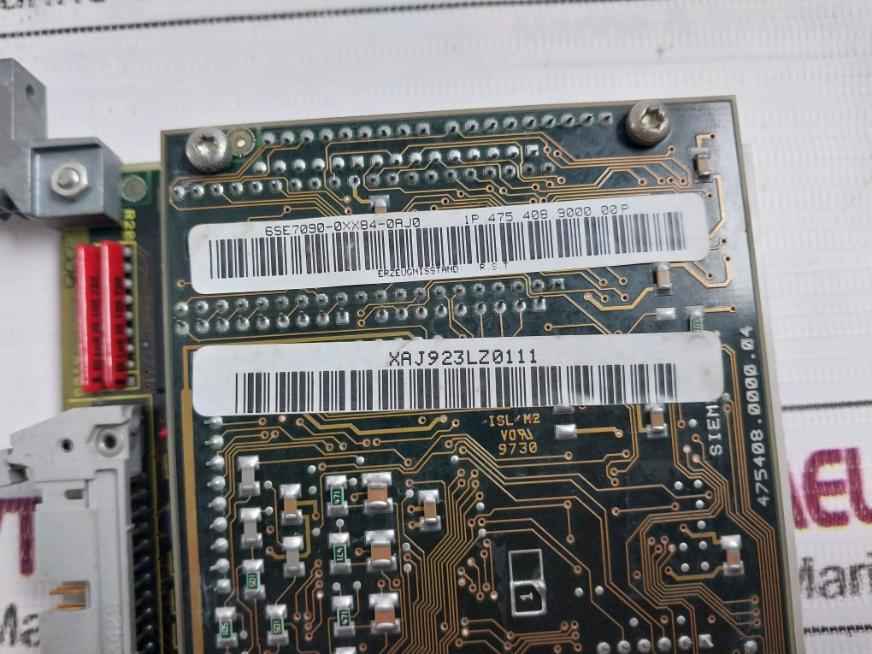 Siemens 6Se7090-0Xx84-0Aj0 Inverter Masterdrive Board Xaj923Lz0111