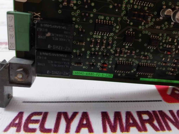 Siemens 6Se7090-0Xx85-1Da0 Control Module Pcb C98043-a1680-l1 94V-0 2501