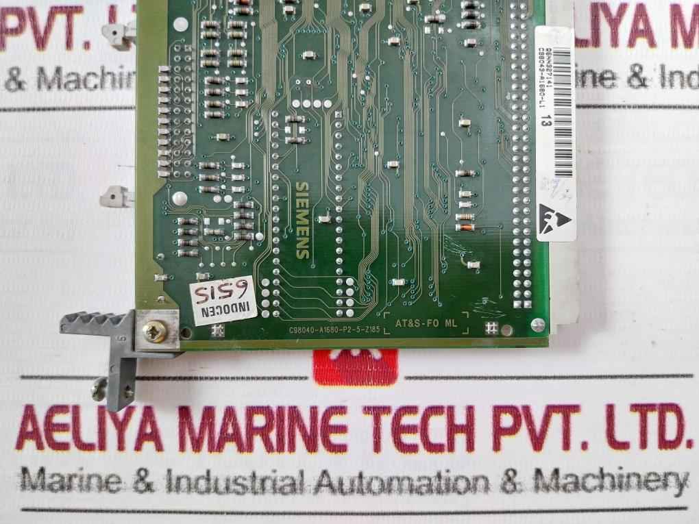 Siemens 6Se7090-0Xx85-1Da0 Control Module Pcb C98043-a1680-l1 94V-0 2501