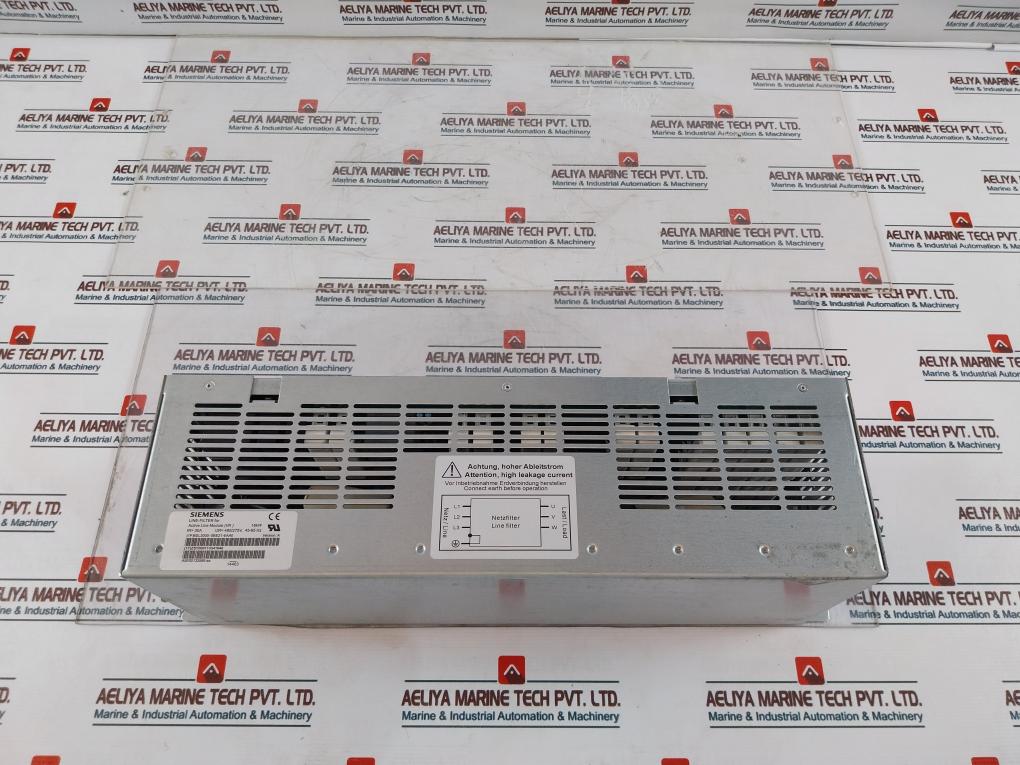 Siemens 6Sl3000-0Be21-6Aa0 Line-filter For Active Line Module (I/R) Version: A