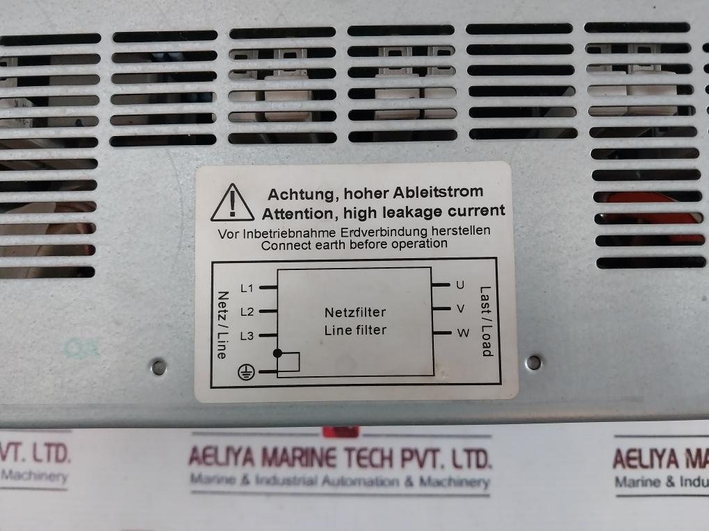 Siemens 6Sl3000-0Be21-6Aa0 Line-filter For Active Line Module (I/R) Version: A