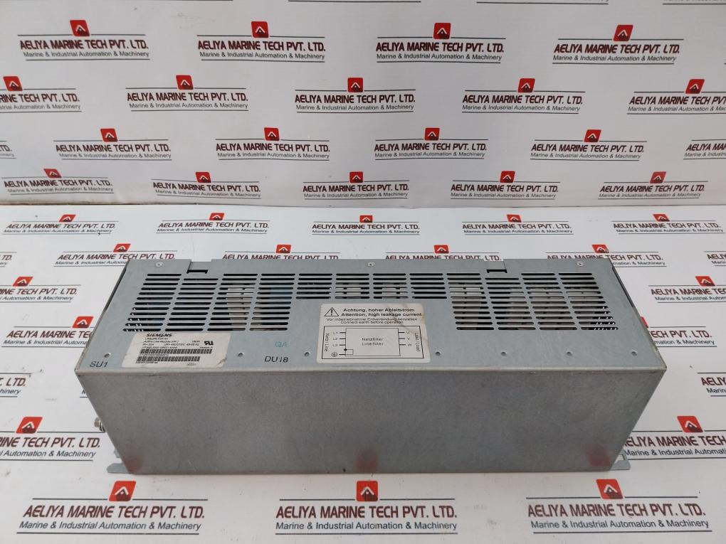 Siemens 6Sl3000-0Be21-6Aa0 Line Filter For Active Line Module 30A 480/275V