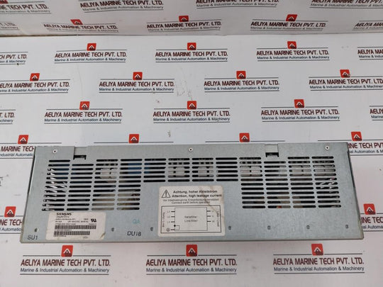 Siemens 6Sl3000-0Be21-6Aa0 Line Filter For Active Line Module 30A 480/275V