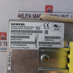 Siemens 6Sl3000-0De21-6Aa0 Simodrive 3-phase-hfd-linereactor 16Kw