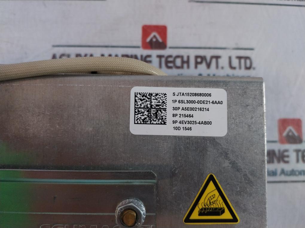 Siemens 6Sl3000-0De21-6Aa0 Simodrive 3-phase-hfd-linereactor 16Kw