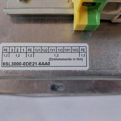 Siemens 6Sl3000-0De21-6Aa0 Simodrive 3-phase-hfd-linereactor 16Kw