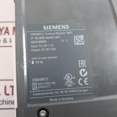 Siemens 6Sl3055-0Aa00-3Aa1 Terminal Module Tm31
