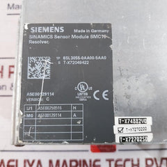 Siemens 6Sl3055-0Aa00-5Aa0 Sensor Module Smc10 Resolver A5E00129114 Version: C