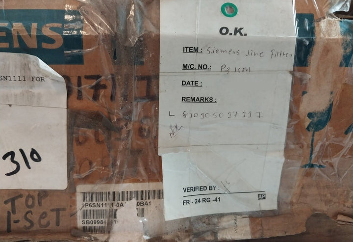 Siemens 6Sl3060-1Fe21-6Aa0 Active Line Module 6Sn1111-0Aa00-0Ba1 Hf Reactor Set