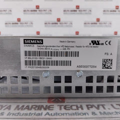 Siemens 6Sl3100-1Be21-3Aa0 Resistor For Hfd Line Reactor A5E00377254
