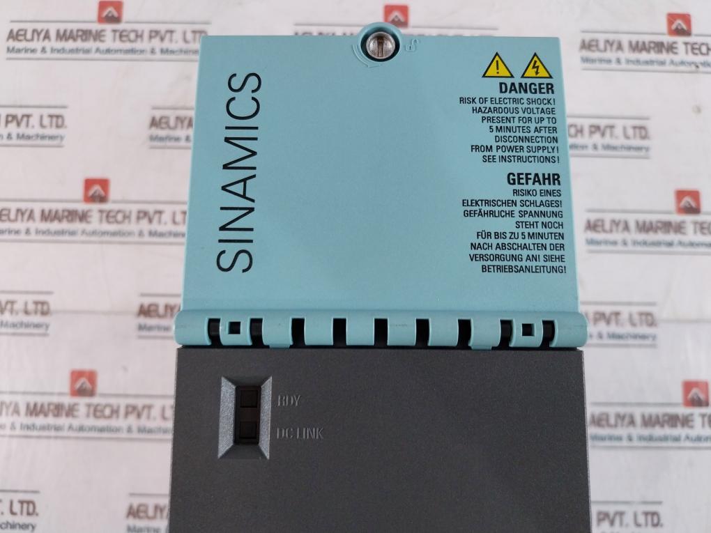 Siemens Sinamics 6Sl3120-1Te26-0Ac0 Single Motor Module Dc 510-720V 72A 100Ka