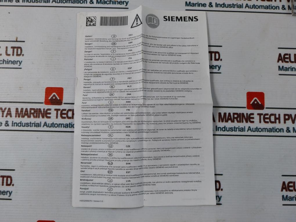 Siemens Sinamics 6Sl31202Te218Aa3 Double Motor Module A5E00675493 Dc600V