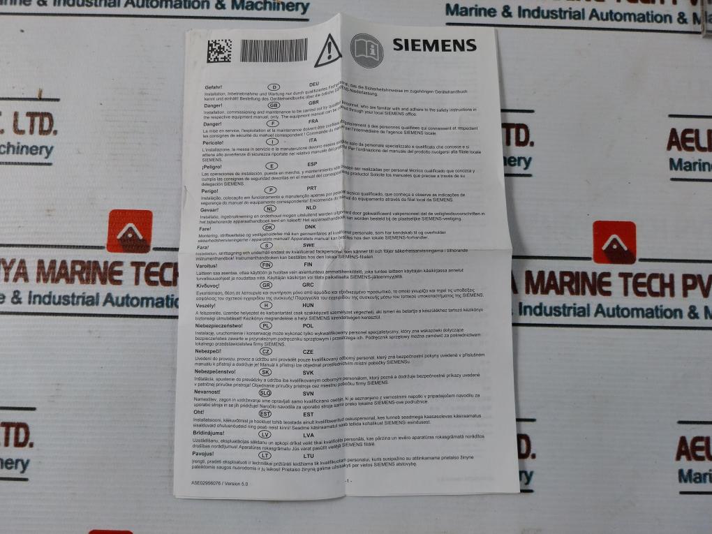 Siemens 6Sl31202Te218Aa3 Double Motor Module A5E00675493