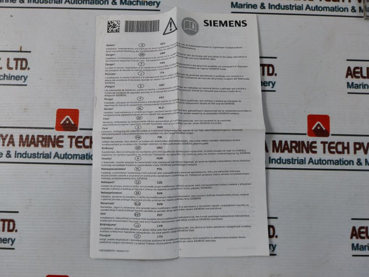 Siemens Sinamics 6Sl31202Te218Aa3 Double Motor Module A5E00675493 Dc600V