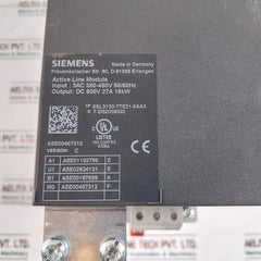 Siemens 6SL3130-7TE21-6AA3 Frequency Converter DC 600V 27A 16KW