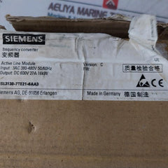 Siemens 6SL3130-7TE21-6AA3 Frequency Converter DC 600V 27A 16KW
