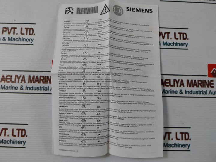 Siemens 6SL3130-7TE21-6AA3 Frequency Converter DC 600V 27A 16KW