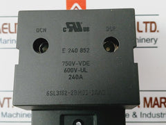 Siemens 6Sl3162-2Bm00-0Aa0 Dc Link Rectifier Adapter 35-95Mm2 240A Version: A