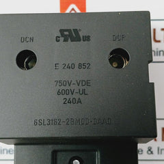 Siemens 6Sl3162-2Bm00-0Aa0 Dc Link Rectifier Adapter 35-95Mm2 240A Version: A