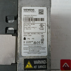 Siemens 6Sl3210-1Pe14-3Ul1 Power Module 30Ac 380-480V 0-550Hz 4.1A
