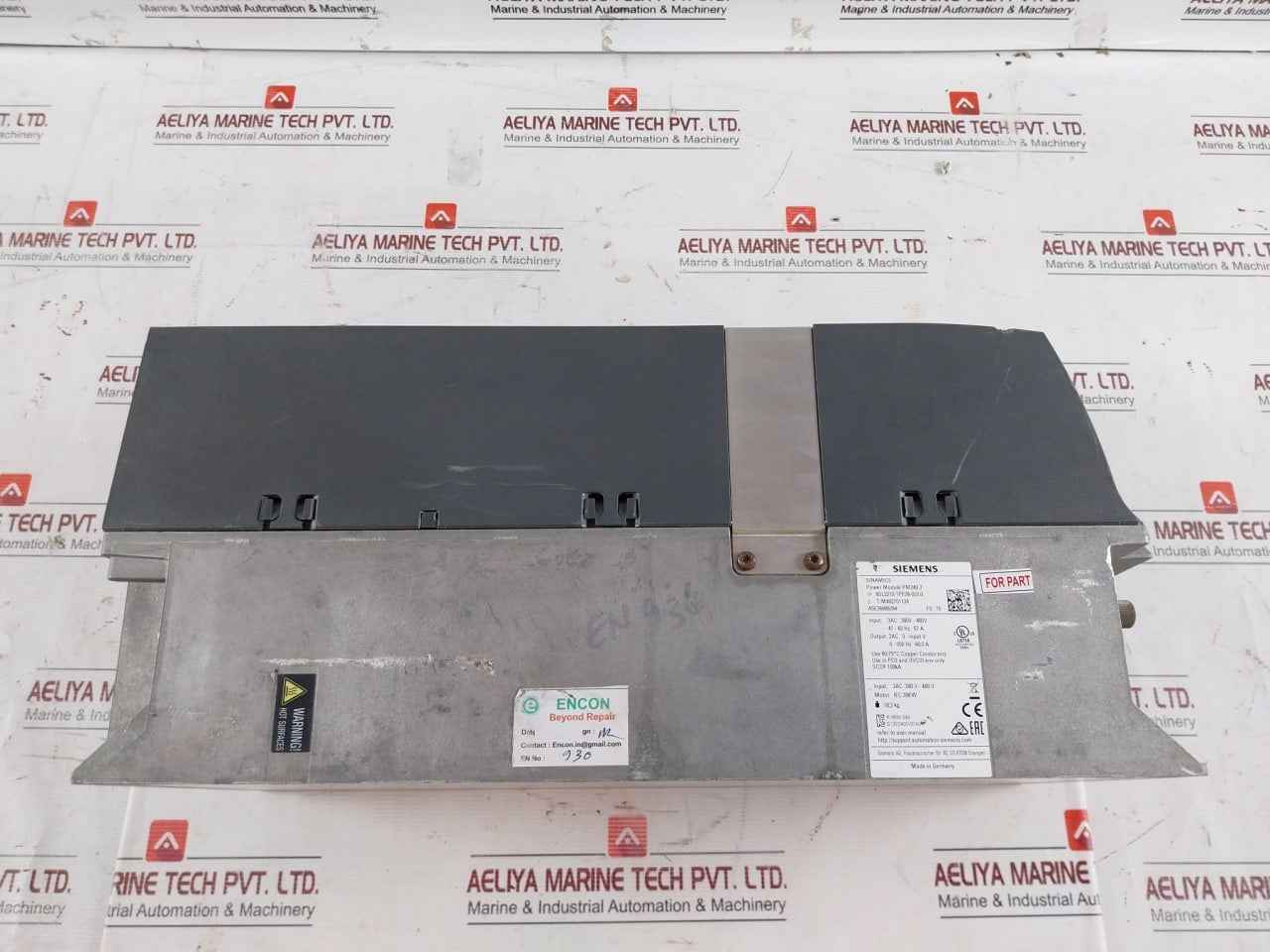 Siemens 6Sl3210-1Pe26-0Ul0 Power Module Pm240-2 3Ac 380V-480V (Not Working)