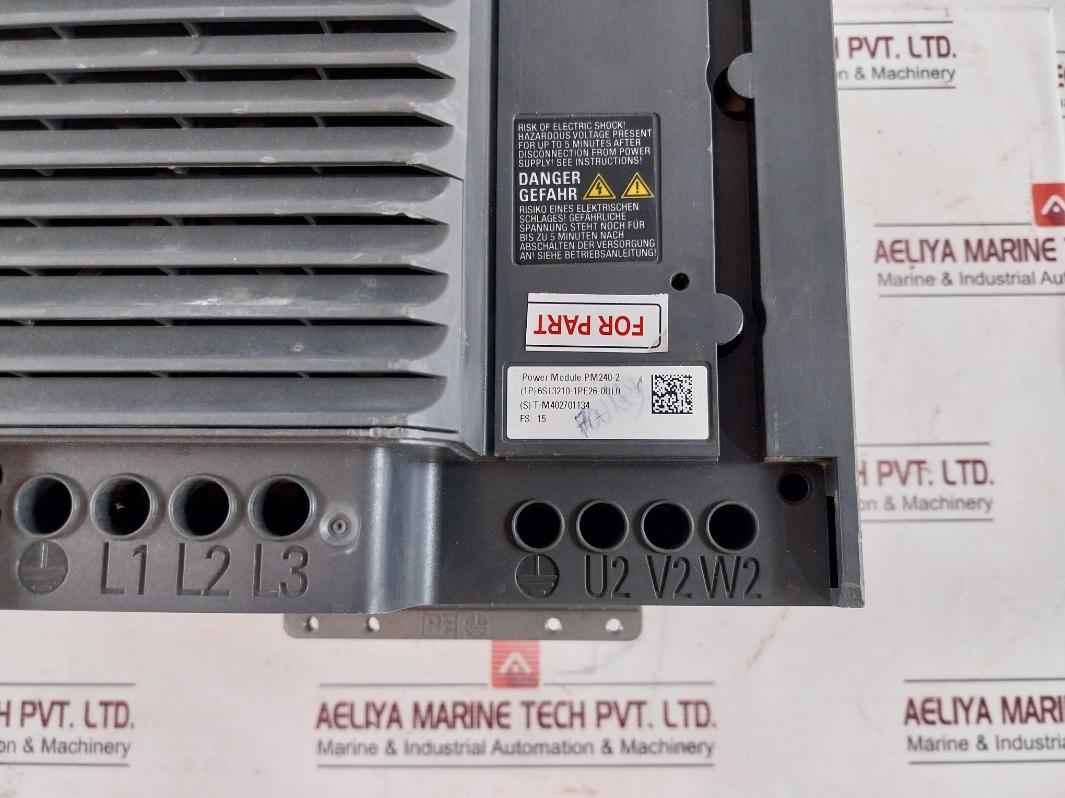 Siemens 6Sl3210-1Pe26-0Ul0 Power Module Pm240-2 3Ac 380V-480V (Not Working)