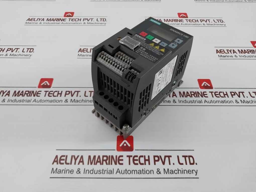 Siemens 6Sl3210-5Bb13-7Uv1 Sinamics V20 Inverter Drive Ac200-240V 6.2A 50/60 Hz