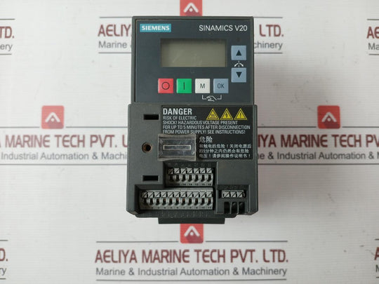 Siemens 6Sl3210-5Bb15-5Bv1 Frequency Converter Ac200-240V 0.55Kw