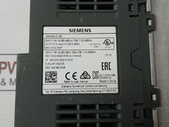 Siemens 6Sl3210-5Bb15-5Bv1 Frequency Converter Ac200-240V 0.55Kw